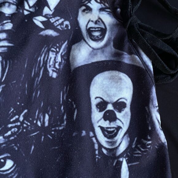 Halloween Horror Jogger Pants Womens Medium All Over Print Scary Movie - Picture 4 of 13